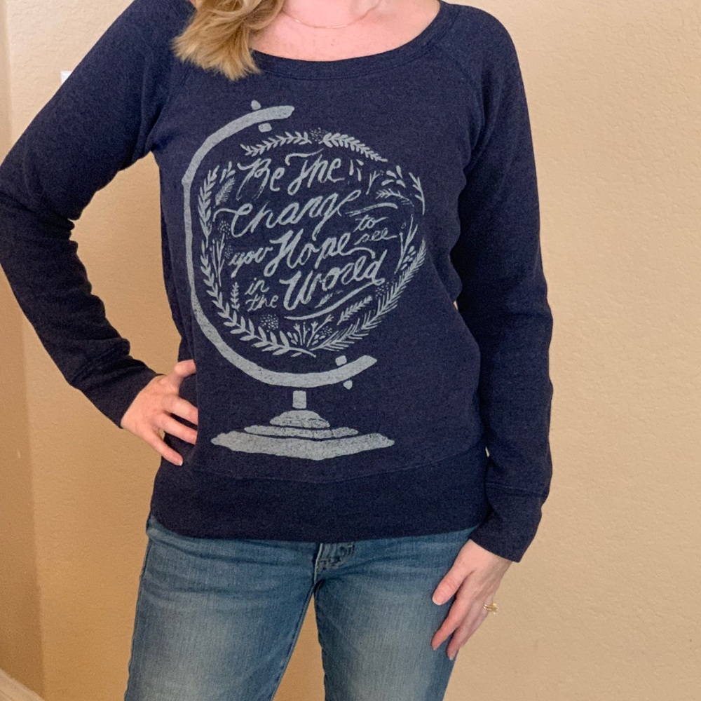 Be The Change comfy sweatshirt